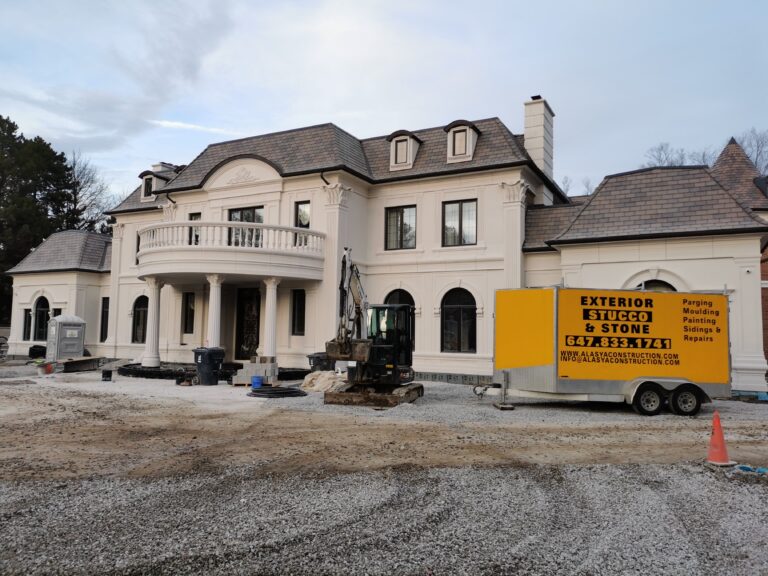 Exterior Stucco stone -Alasya Construction